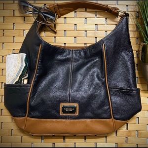 Women’s leather hobo bag